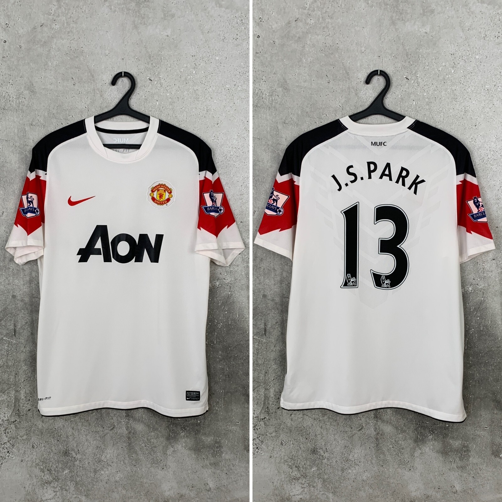 2010/11 Ji Sung Park #13 Manchester United Vintage Nike Home