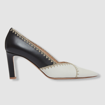 $1090 Gabriela Hearst Women's Black Aster Leather Pump Shoes Size 36 EU/6 US
