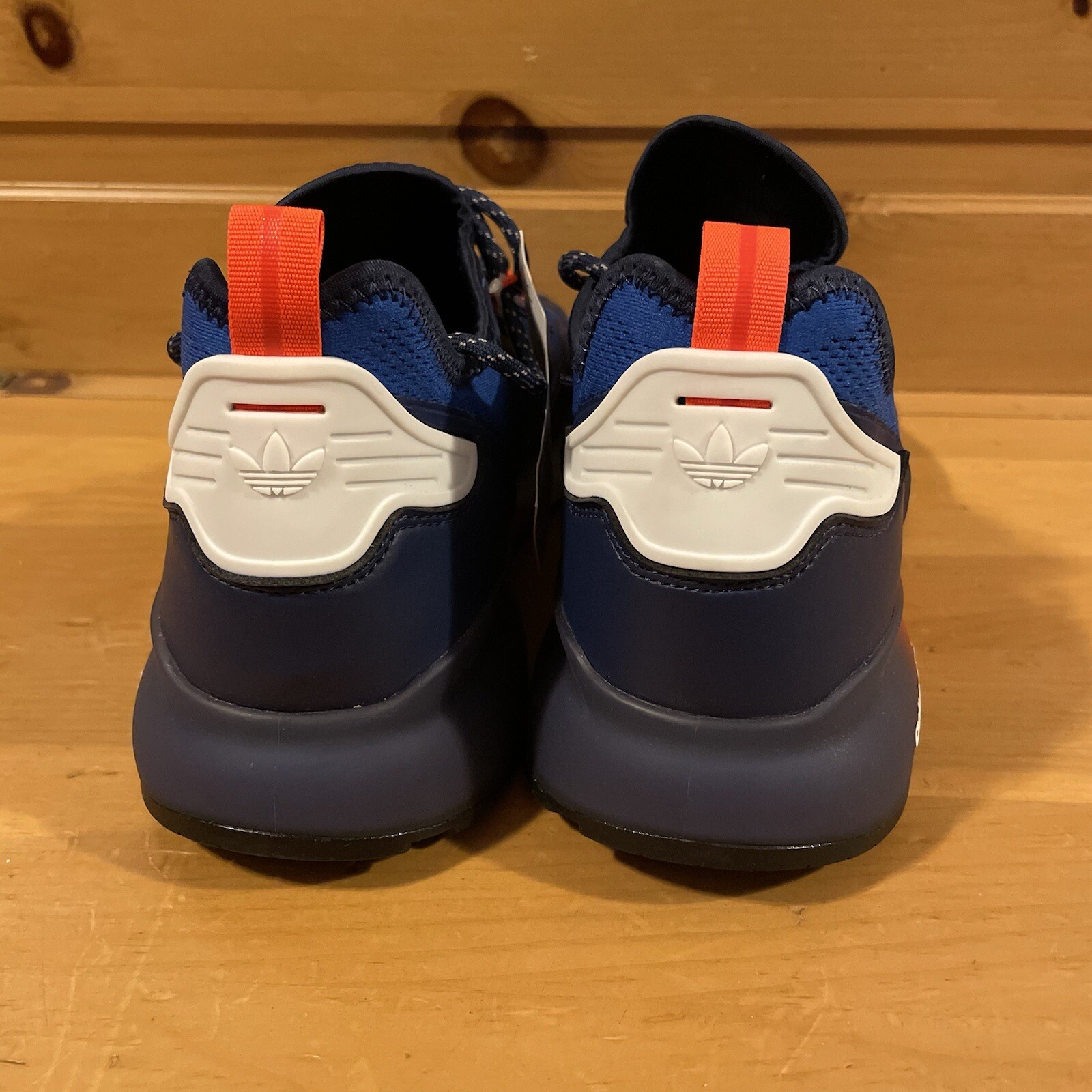 Adidas Men's ZX 2K Boost FX8836 Blue Black and Orange Shoes Size 11: купить  с доставкой из США, цена 13 064 руб - (334059873135)