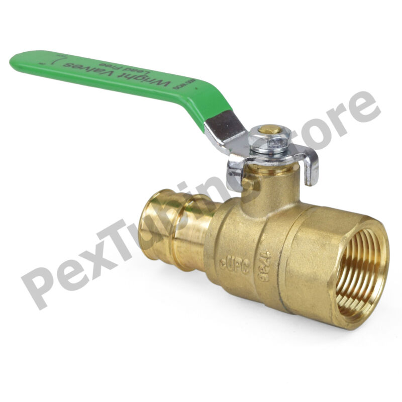 1" Propex (expansion) X 1" Fnpt Lead-free Brass Ball Valve For Pex-a, F1960