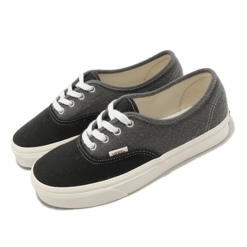 Vans Authentic Grey Black Men Unisex Eco Casual Shoes Sneakers VN0A5JMPZT5