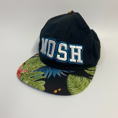 Mosh It Up Clothing Snapback - black & floral print - hardcore, Metalcore 