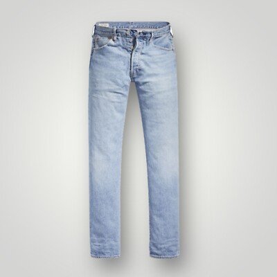 Levi's Premium 501 Original Men's Straight Leg Stretch Button Fly Jeans 34/32
