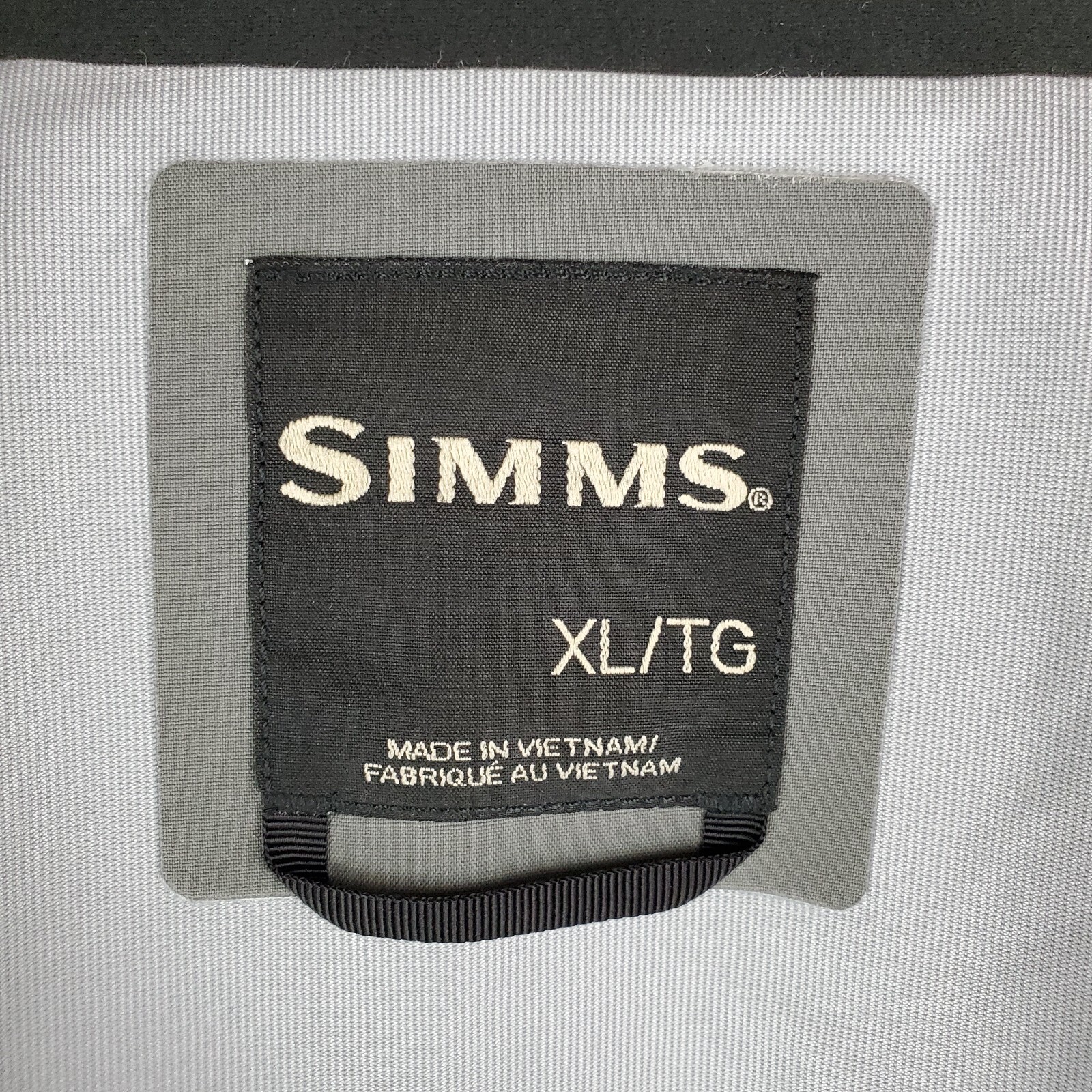 Pre-owned Simms $449 Mens Size Xl 30k Waterproof Cx Hooded Jacket Coat Shell Gray