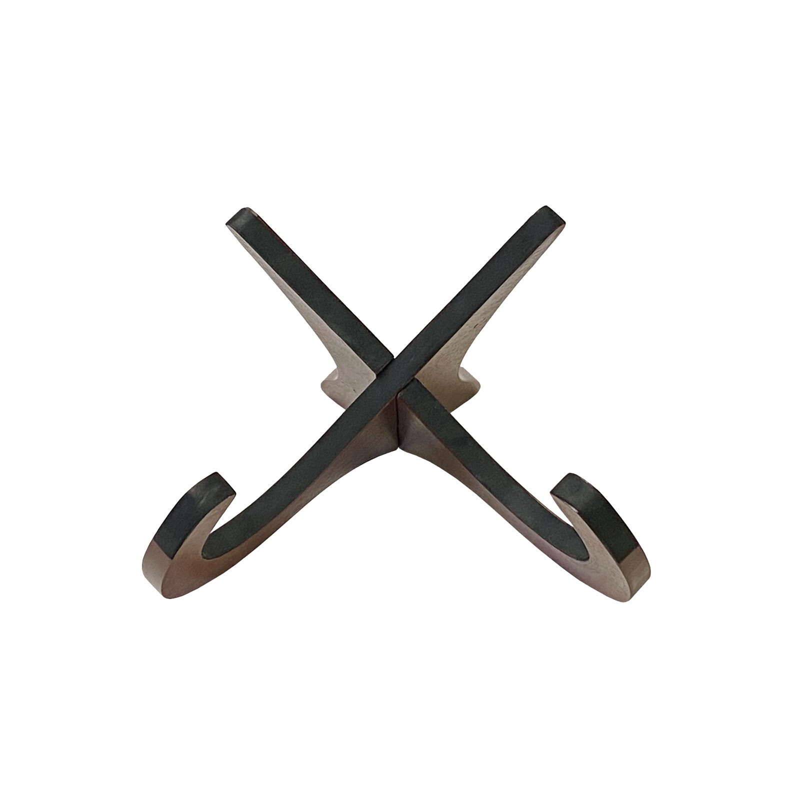 Simple Cross Look Brown Plate Plaque Holder Display Rack ws2955S Simple Cross Look Brown Plate Plaque Holder Display Rack ws2955S