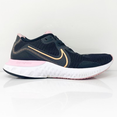 

Nike Womens Renew Run CK6360-001 Черные кроссовки для бега, размер 10, Черный, Renew Run