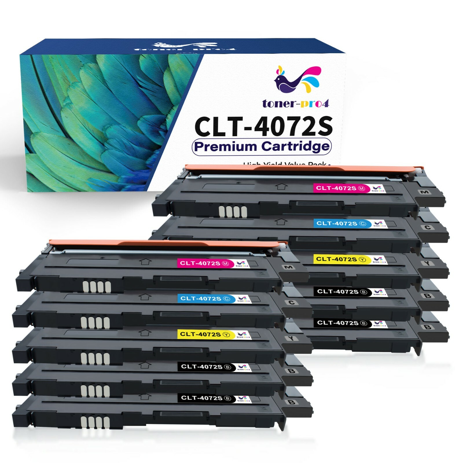 10 Toner XXL für Samsung CLT4072S CLX3185 CLX3185 W CLP320 CLP325 CLP325 N