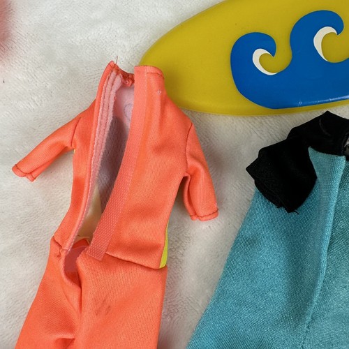 Lot Of Vintage 1983 Mattel Leotard & Leg Warmers Wet Suits Flippers Scooter Surf