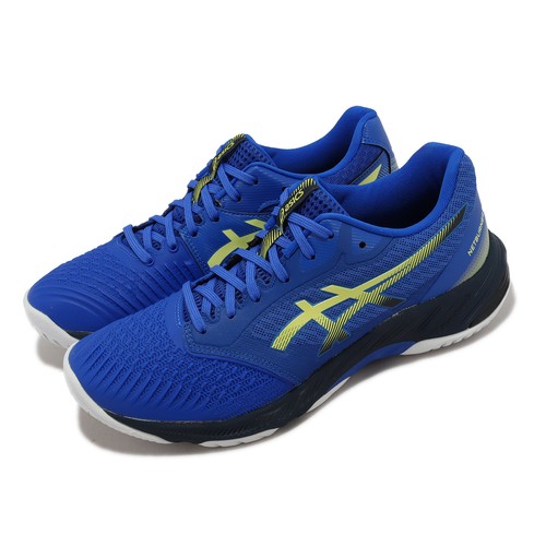 

Мужские кроссовки Asics Netburner Ballistic FF 3 Illusion Blue Yellow 1053A055-403, Синий, Netburner Ballistic Ff 3