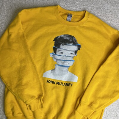John Mulaney Crewneck Sweatshirt Adult Large Yellow From Scratch Comedy Tour