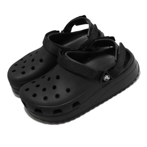 

Crocs Classic Hiker Clog Черно-белые мужские унисекс сандалии без шнуровки Обувь 206772-060, Черный, Classic Hiker Clog
