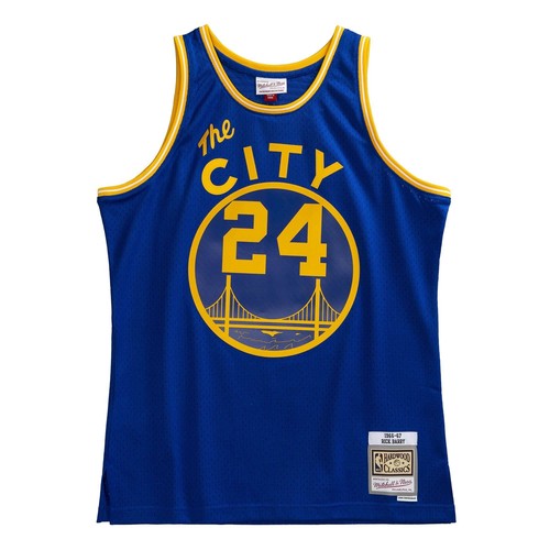 MITCHELL & NESS ФУТБОЛКА NBA SWINGMAN GOLDEN STATE WARRIORS 66 RICK BARRY