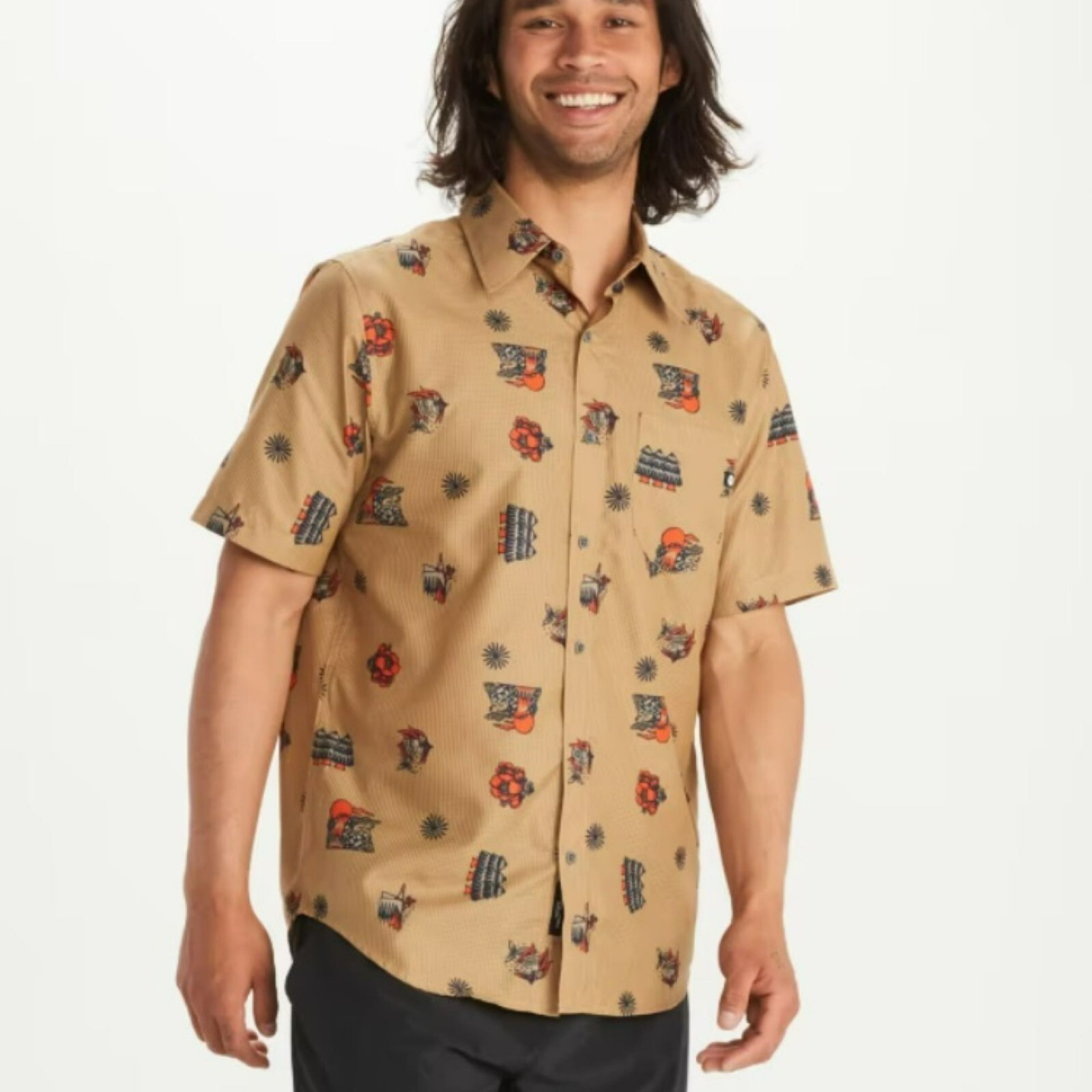 Marmot Syrocco Short Sleeve Shetland DJ Javier Men's Shirt