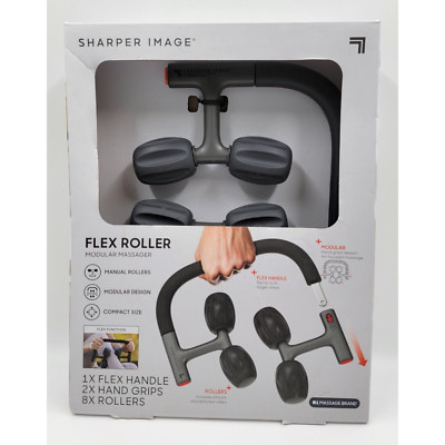 Sharper Image Flex Body Massage Roller Modular Multi Function Massager Kit Full
