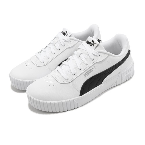 Женские повседневные кроссовки Puma Carina 2.0 White Black Silver 385849-07