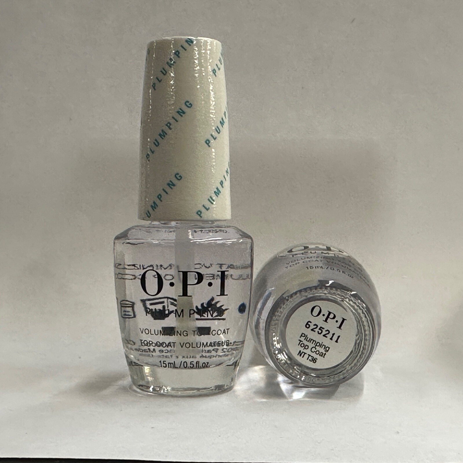 OPI Nail Lacquer, NT T36, Plumping Top Coat, 0.5oz OPI Nail Lacquer, NT T36, Plumping Top Coat, 0.5oz