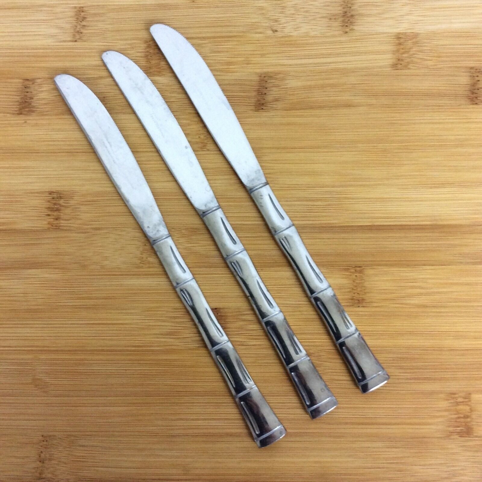 Exotic Bamboo 3 Table Dinner Knives