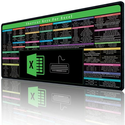 Excel Shortcuts Cheat Sheet,Keyboard Shortcut,Over 150 Excel Shortcut Keys,No...