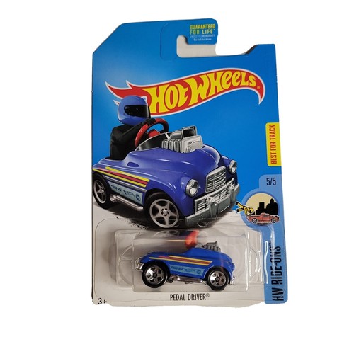 1:64  Pedal Driver Blue Hw Ride-ons 5/5 Designed To Attach Figures
