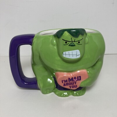 Zak Designs Marvel Incredible Hulk  I'm Mad About You  Ceramic Mug 2024