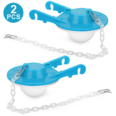 2X Toilet Flapper Ultra High Performance Parts Universal for 2-Inch Flush Valves