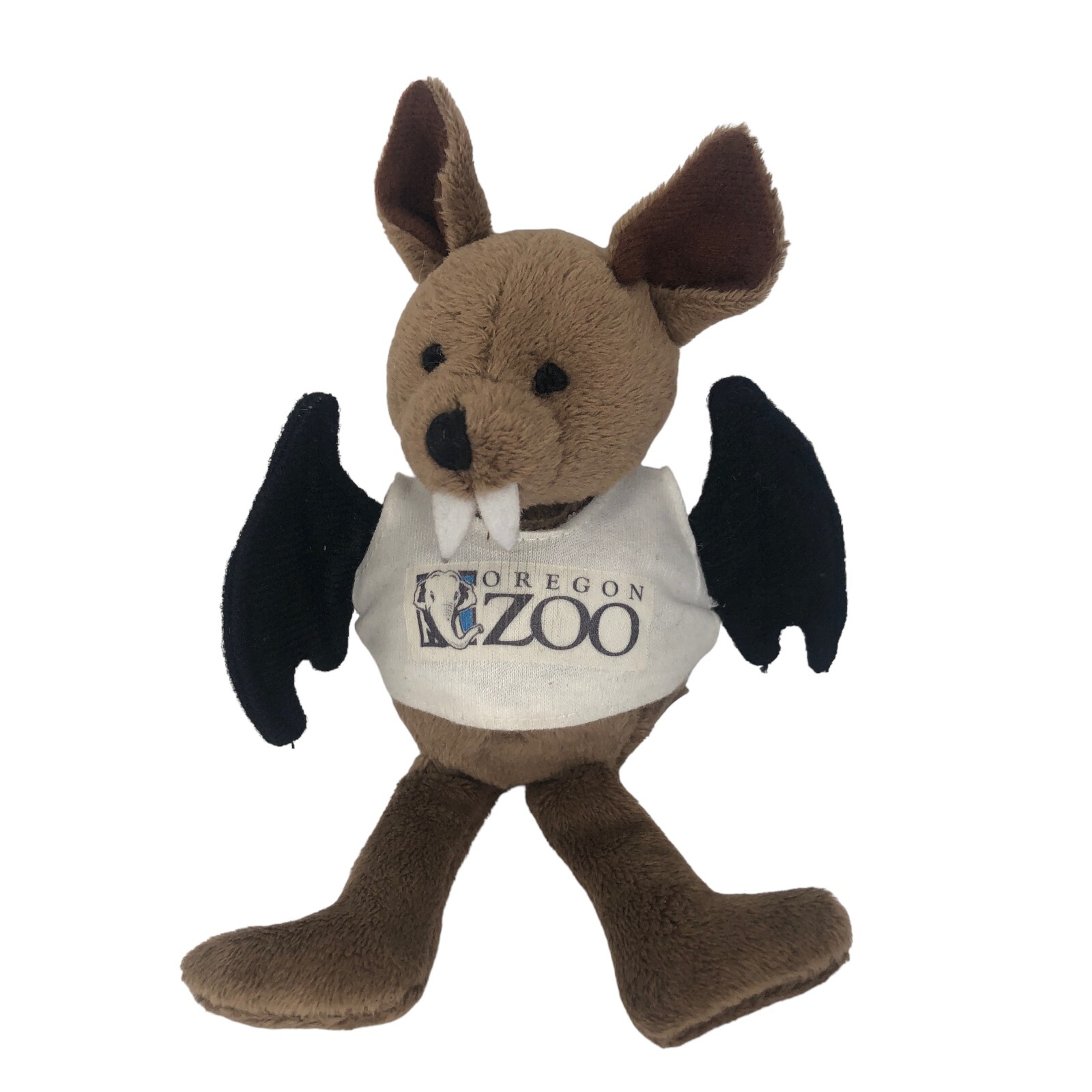 Purr-fection by MJC Oregon Zoo Brown Bat Plush Shirt Stuffed Animal Goth Vampire