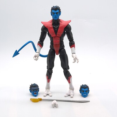 Hasbro Marvel Legends X-Men Nightcrawler 6'' Figure Wendigo BAF Series Loose