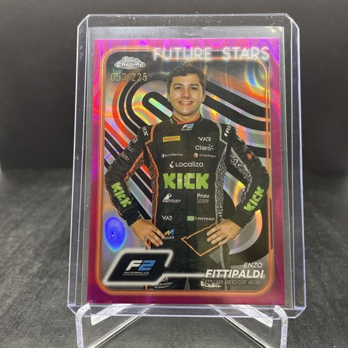 2024 Topps Chrome Formula 1 F1 Enzo Fittipaldi Fuchsia Lava