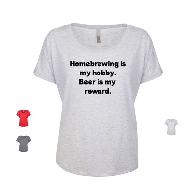 Homebrewing Is My Hobby Beer Is My Reward homebrew brew beer Women's Dolman