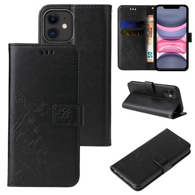 Handyhülle für Apple iPhone 16 15 14 13 12 11 Plus Pro Max Blumen Cover Case Top