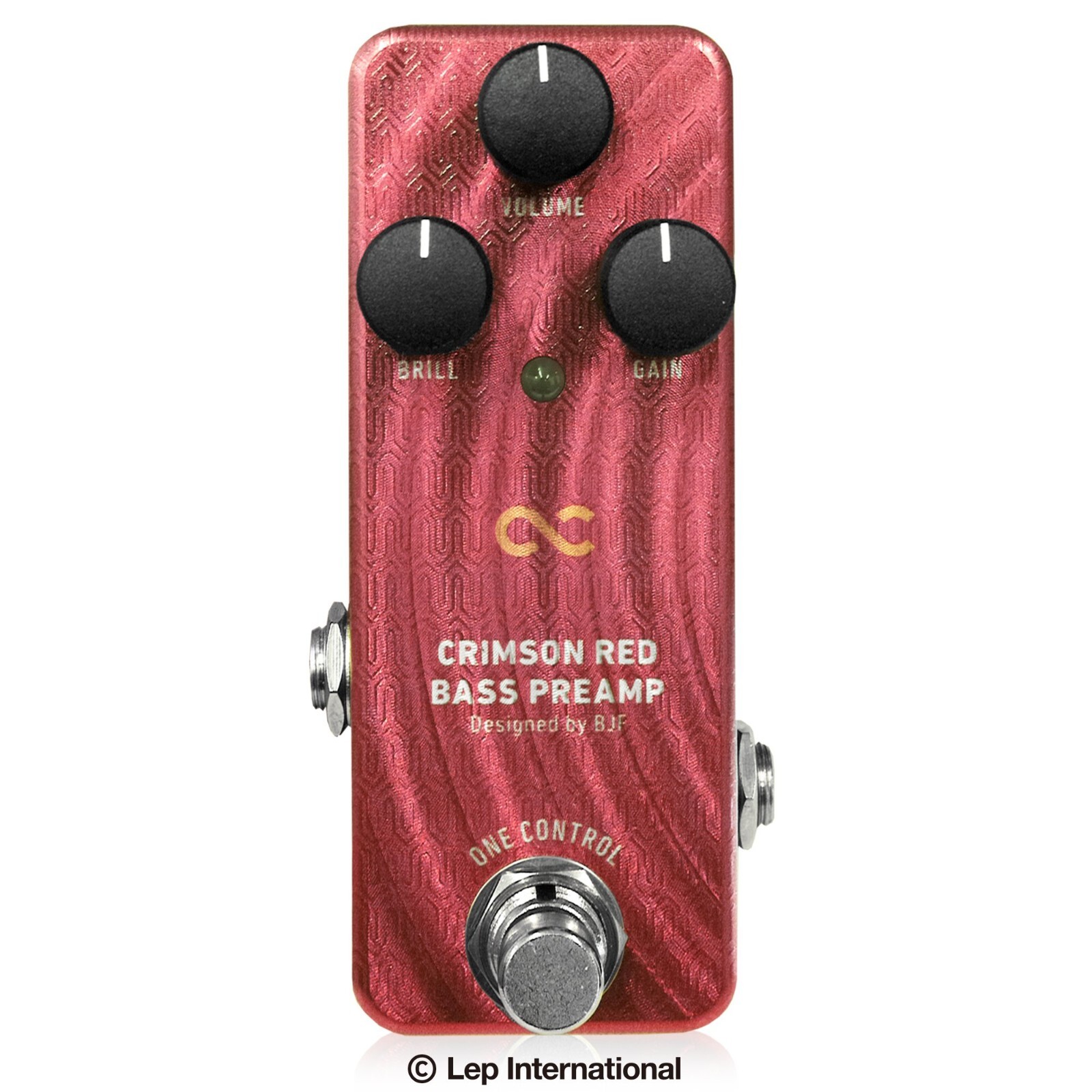One Control CRIMSON RED BASS PREAMP[mini pedal][Bass Effects
