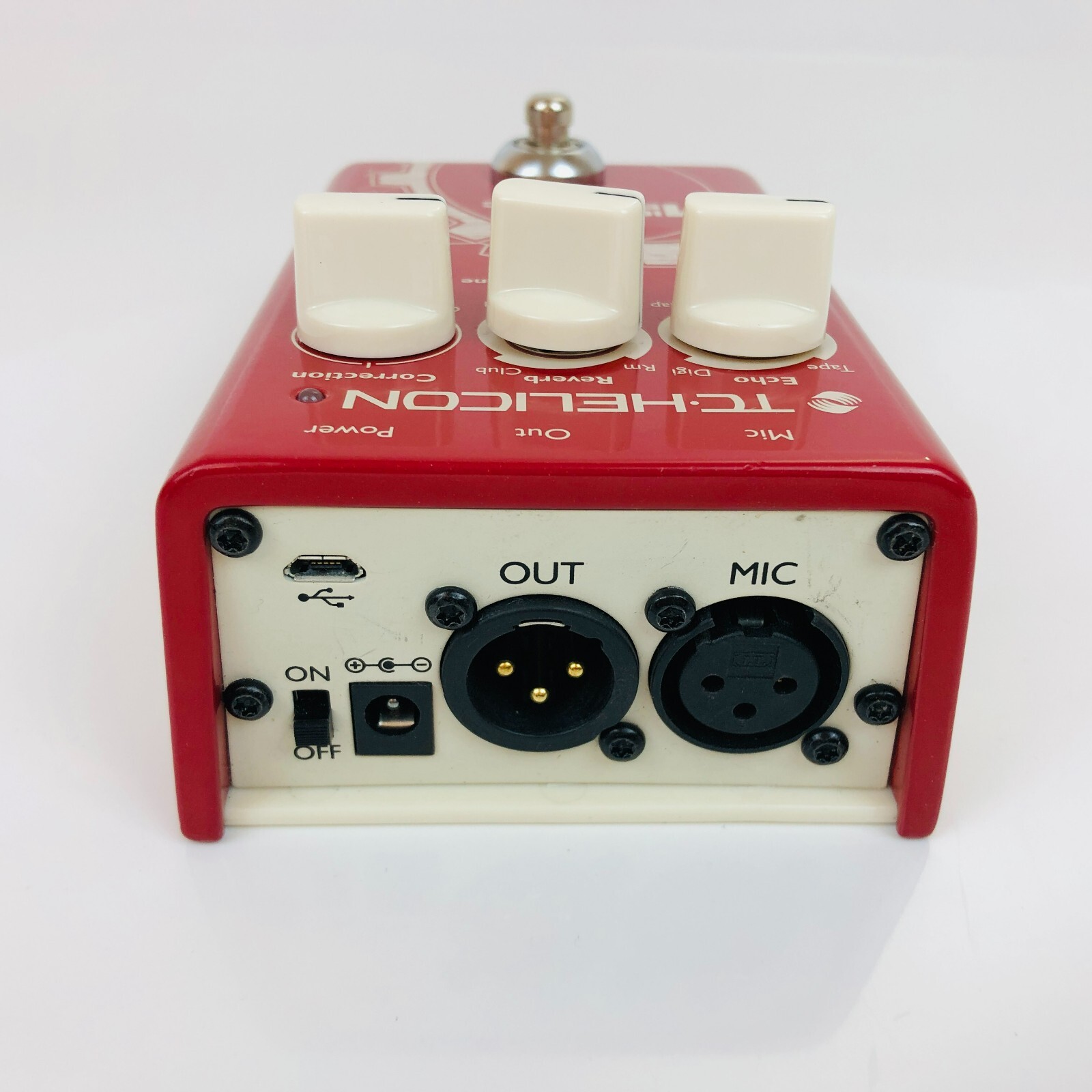 TC Helicon MIC MECHANIC 2 Vocal Compact Effects Pedal Echo TC Helicon MIC MECHANIC 2 Vocal Compact Effects Pedal Echo