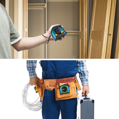 Laser Tape Measure 2 In 1 Digital Tape Measure High Precision Laser Rangefinder