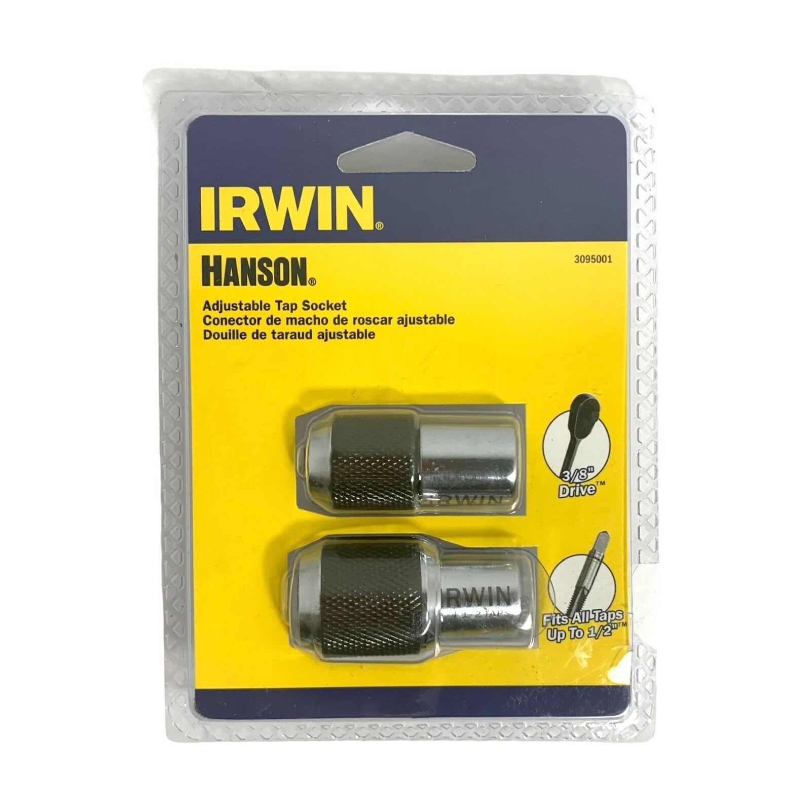 2 Piece Adjustable Tap Socket Irwin / Hanson / Vise Grip 3095001