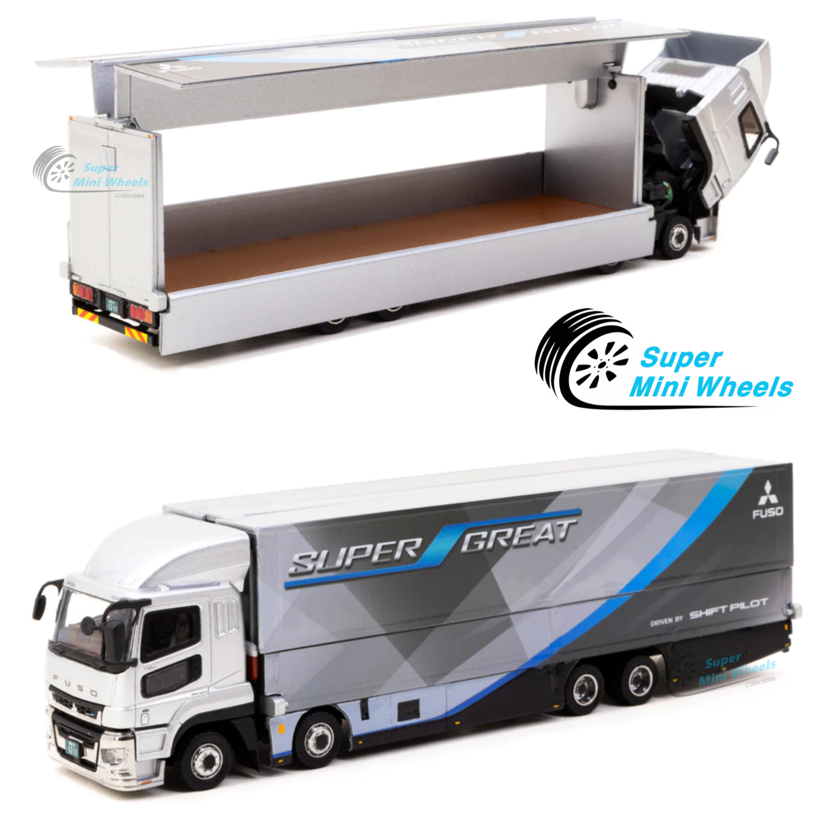 Tarmac Works 1/64 Mitsubishi Fuso Super Great | eBay Tarmac Works 1/64 Mitsubishi Fuso Super Great | eBay