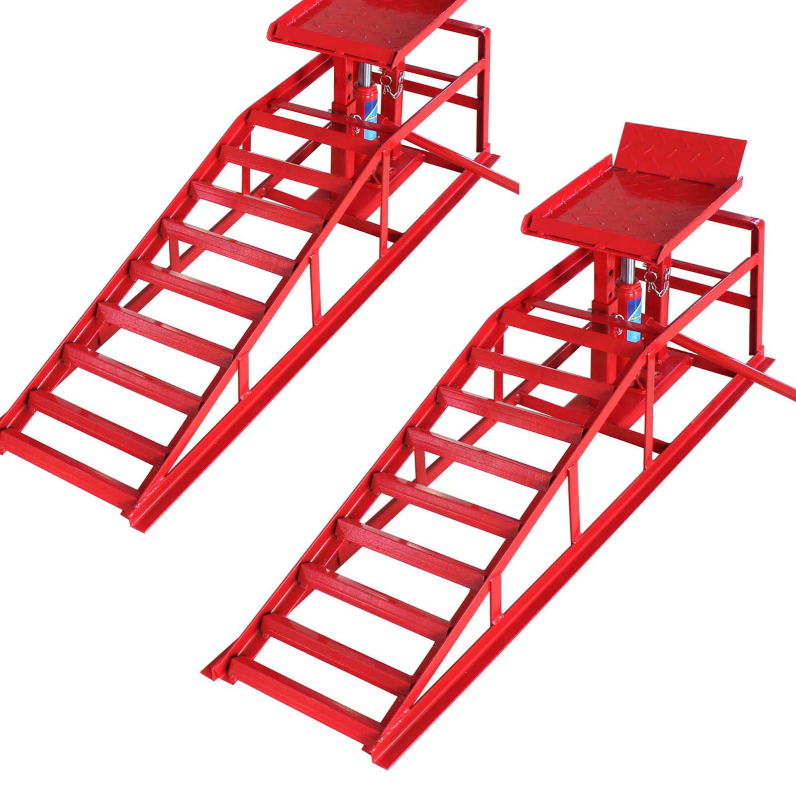 2 x PKW Auffahrrampe 2000kg Höhenverstellbar Rampe Wagenheber  Hebeplattform