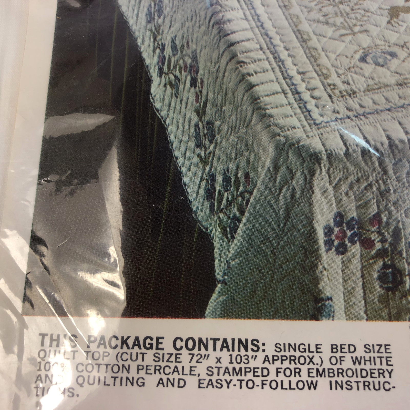 Paragon Needlecraft American Sampler Quilt 01171 Single Bed Size Quilt Top CCS A