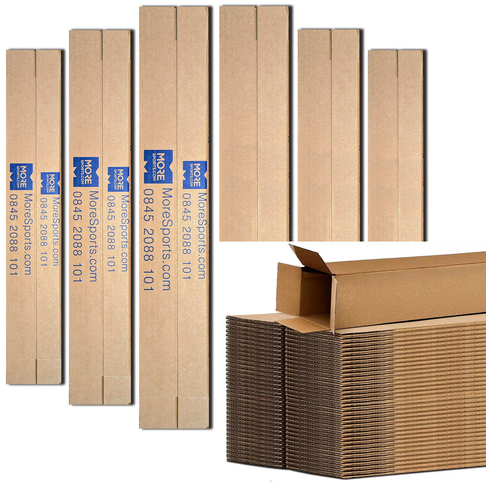 Long Tall Narrow Cardboard Boxes End Opening Strong Packing Packaging Quality