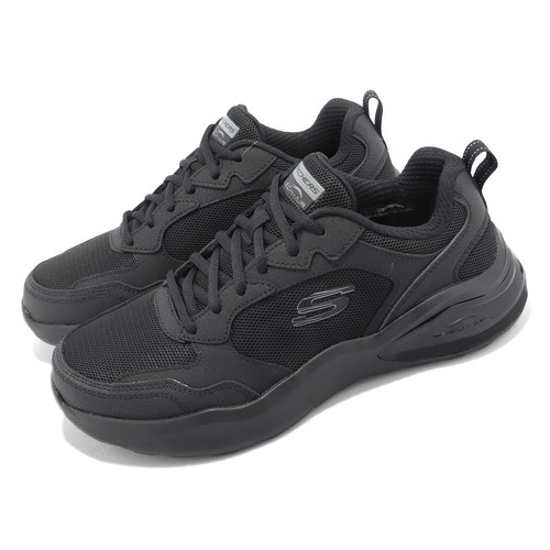 Skechers Air Cushioning-Binson Wide Black Men Casual Lifestyle Shoes 232560W-BBK