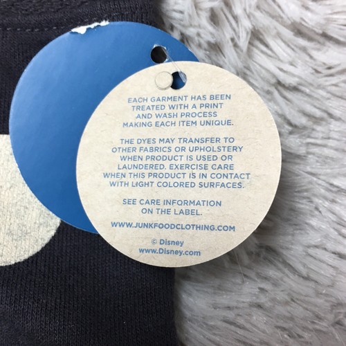 Junk Food Disney Mickey Mouse Boys Sz M Gray Joggers New