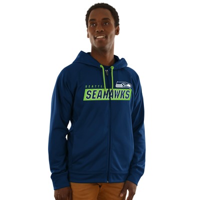 Толстовка с капюшоном Seattle Seahawks Game Elite на молнии