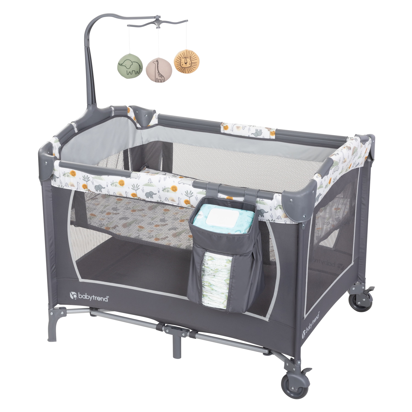 Baby Trend Foldable Infant Nursery Center Playard Playpen With