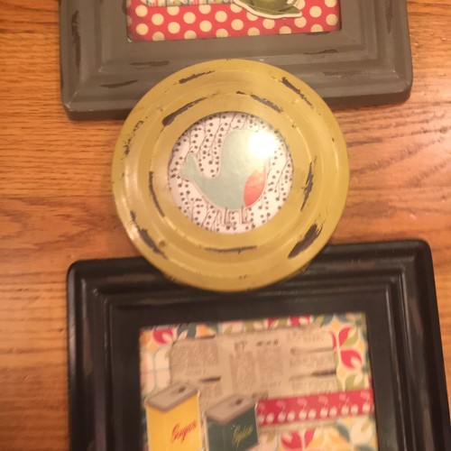 Metal Vintage Montage Collage 4 Frames/art Vintage 33 3/4Farmhouse World Market