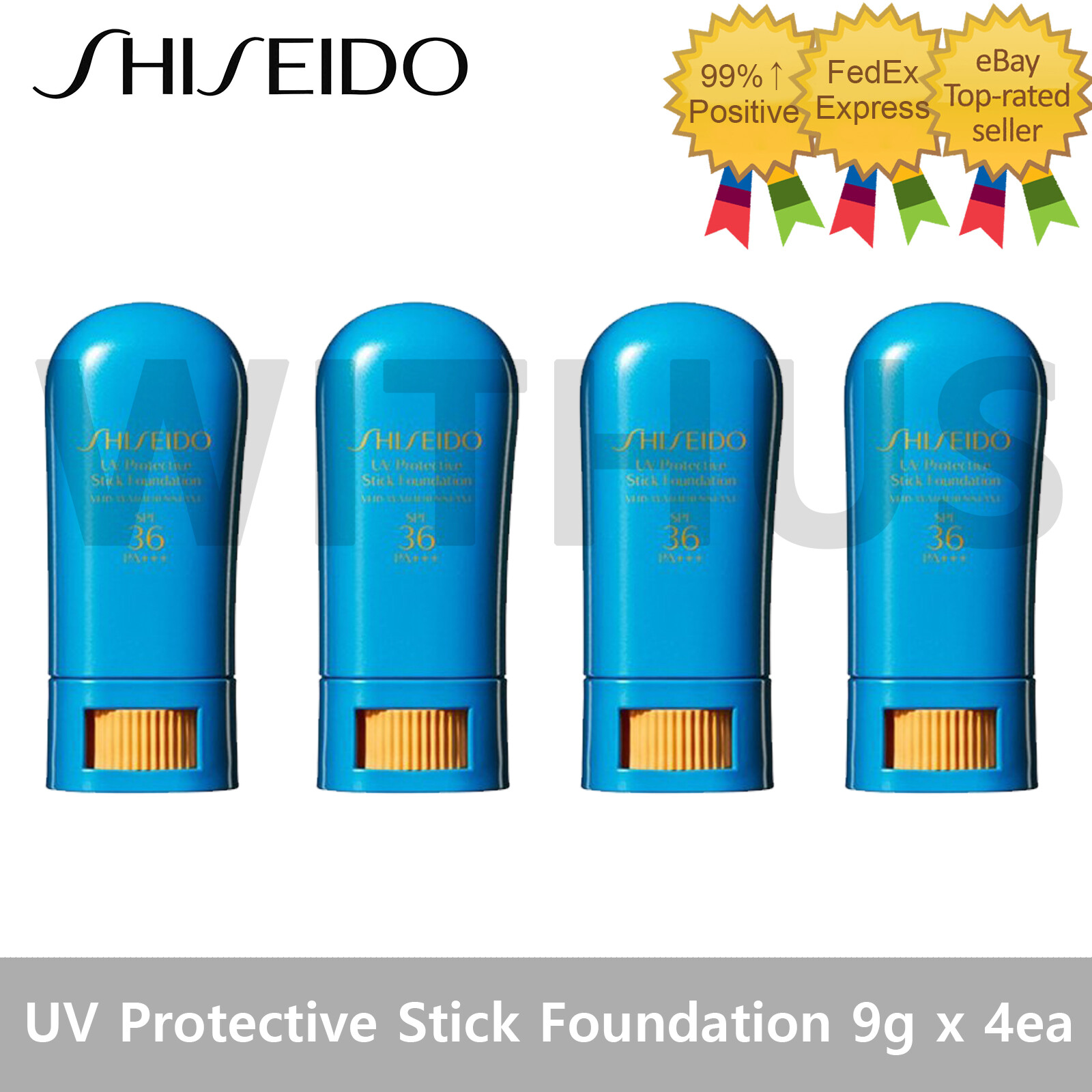 SHISEIDO UV Protective Stick Foundation 9g x 4ea / 4 Color