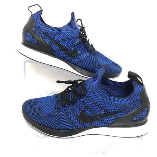 Nike Air Zoom Mariah Flyknit Racer Shoes Blue Black Athletic