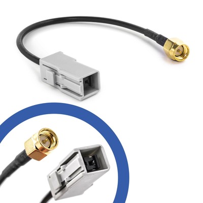 Adaptateur d'antenne de voiture GT5 (M) femelle vers câble SMA (M) mâle GSM GPS DAB
