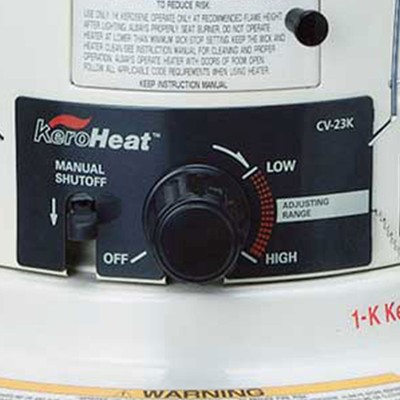 Sengoku CV-23K KeroHeat Convection Kerosene Heater, 23,500 BTU, White (Open Box)