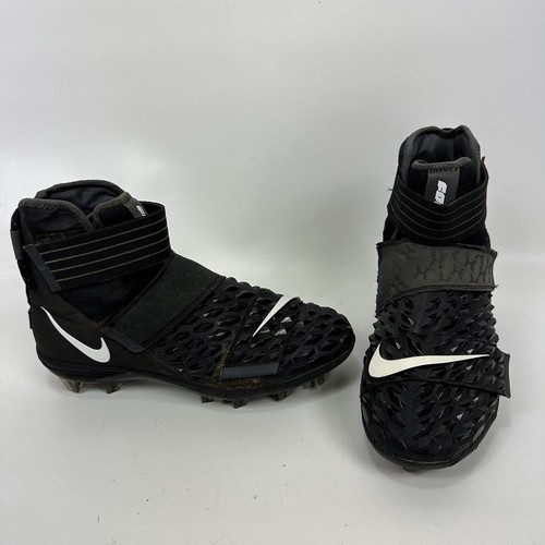 Nike Force Savage Elite 2 TD Men Football Cleats Size 10.5 Blk White