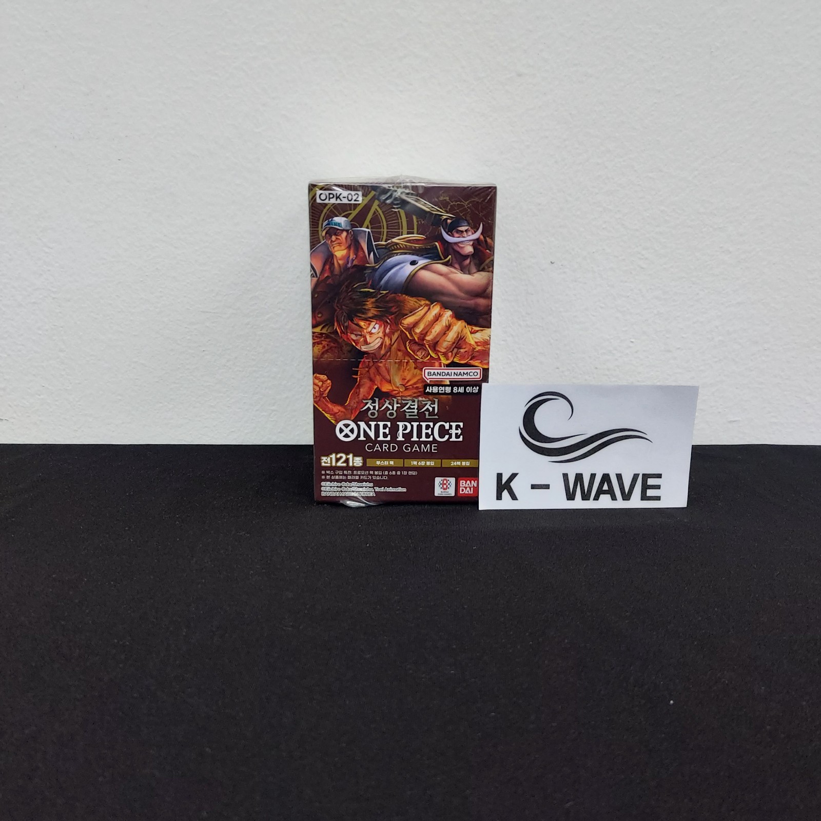 [10 Box] One Piece TCG OPK-02 Paramount War Carddass Booster Box (Korean)