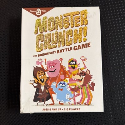 2018General Mills Monster Crunch! The Breakfast Game Universal Monsters Complete